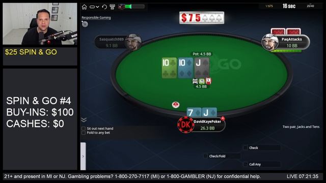 Can I Activate Spin & Go Run Good?? | Poker Vlog #747 смотреть онлайн