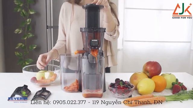 Review máy ép chậm Severin ES 3570 - Đức смотреть онлайн