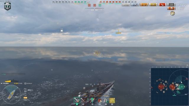 Destroyer Kléber: Dangerous but nice comeback - World of Warships смотреть онлайн