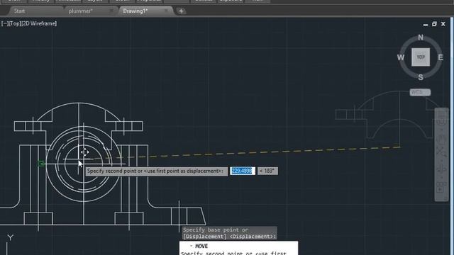 Plummer block - Autocad смотреть онлайн