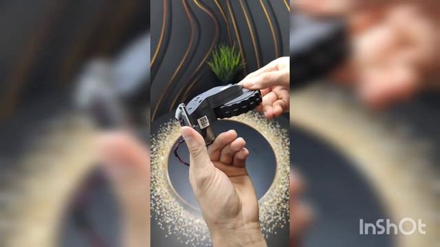 Оригинальное левое колесо пылесоса Xiaomi Mi Roborock S5 MAX / S6 Pure...Q7 деталь с разбора черный