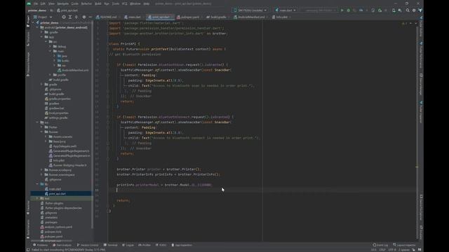 How to Print to a Brother Printer from a Flutter App YouTube смотреть онлайн