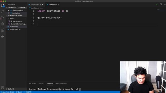 QuantStats: Portfolio Analytics with Python Tutorial смотреть онлайн