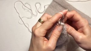 Вязаный капор ~ Мастер класс капюшон спицами