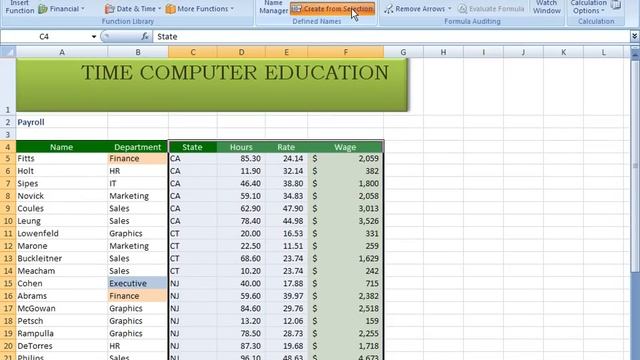 Ms Excel 2007 in telugu Part 16( www.timecomputers.in) смотреть онлайн