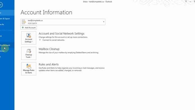 Microsoft Outlook 2013/2016 part 1 (Setup/Configure Options) смотреть онлайн