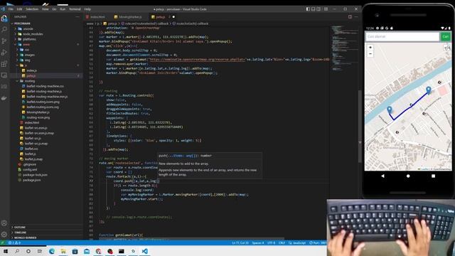#Part5 Moving marker animated in waypoint map leaflet js смотреть онлайн