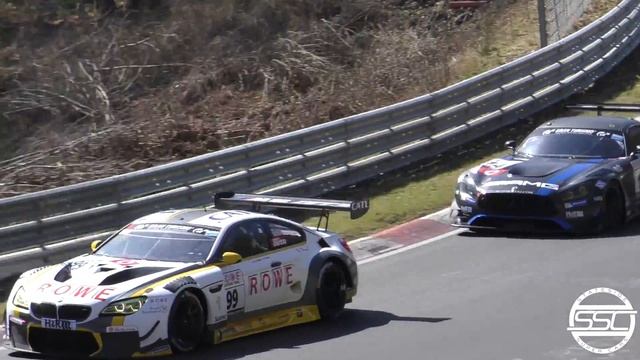 BMW M6 GT3- Turbo Sounds On The Nürburgring!