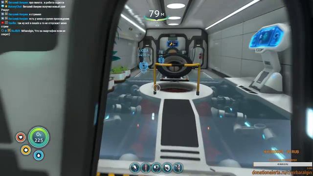 Subnautica. День 14й. [Руки Краба и Восхождение к Небесам(крыша Авроры)] смотреть онлайн