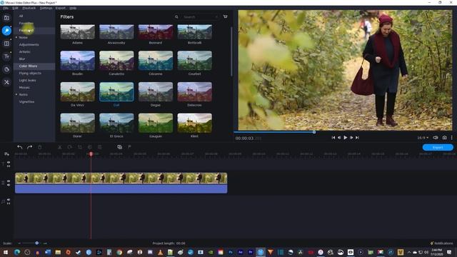 How to add Filters | Movavi Video Editor Plus смотреть онлайн