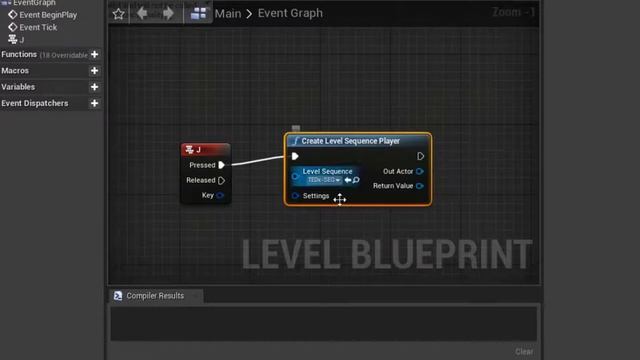 Unreal Play Level Sequence with Keystroke смотреть онлайн