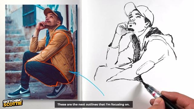 How to Sketch complex figures quickly ⚡️ смотреть онлайн