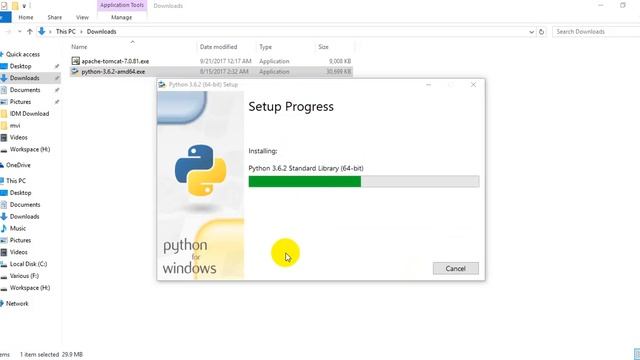 Install Python 3.6.2 on Windows 10 | iMTiLab смотреть онлайн