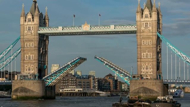 Tower Bridge, London - in timelapse смотреть онлайн