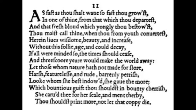 Sonnet 11 (Shakespeare) смотреть онлайн