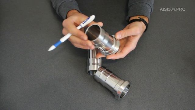 Штуцер шланговый нержавеющий конический AISI304 смотреть онлайн