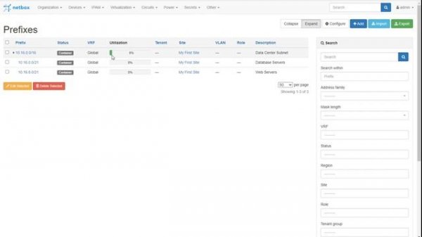 Netbox IPAM Prefixes and IP addresses the right way
