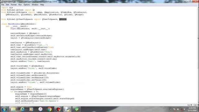 Text-To-Speech Application (Offline) Using PyQT5 Module In Python смотреть онлайн