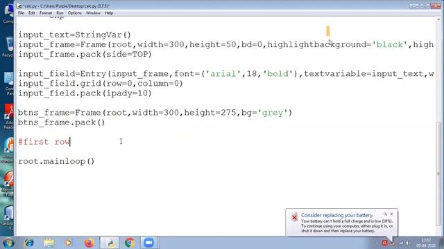 Calculator App using Python Tkinter - part 1 | GUI Programming with Python Training Course | Uplatz смотреть онлайн
