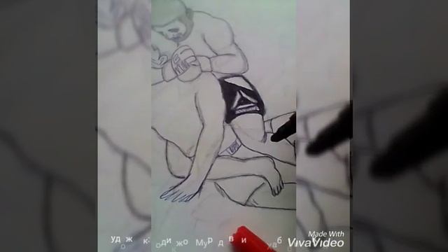 Нарисуем Хабиба с Конором в бой смотреть онлайн