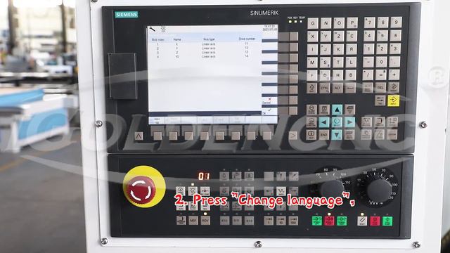 How to change the system language in SIEMENS 808D control system смотреть онлайн