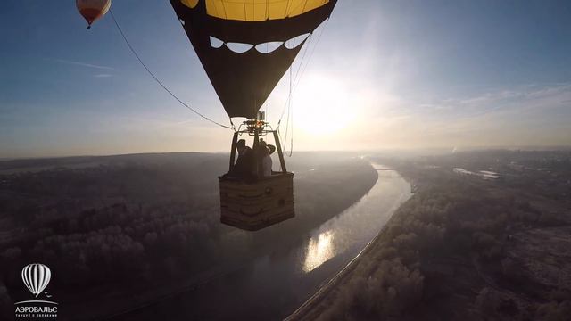 Полет на воздушно шаре зима 2020 Аэровальс