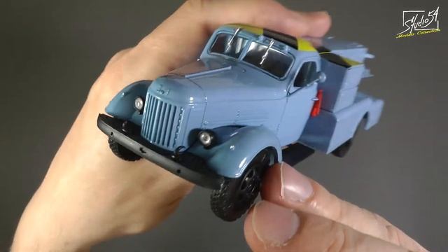 АПА-35-2 (ЗИЛ-164). Легендарные грузовики СССР № 14. MODIMIO Collections. Обзор журнала и модели. смотреть онлайн