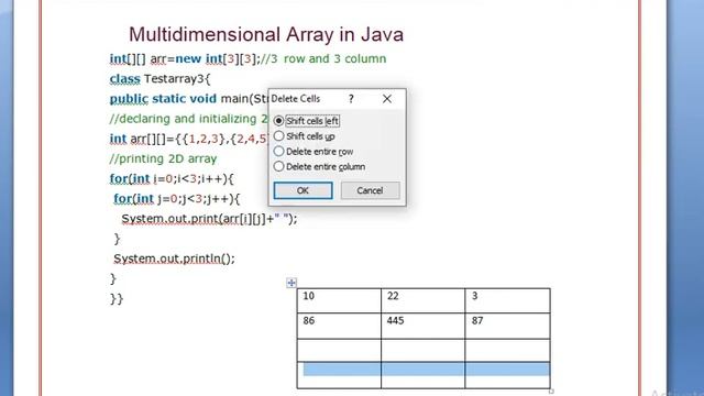 Java Programming Tutorial - Part 1 - Session 13.4 - Arrays - Two D смотреть онлайн