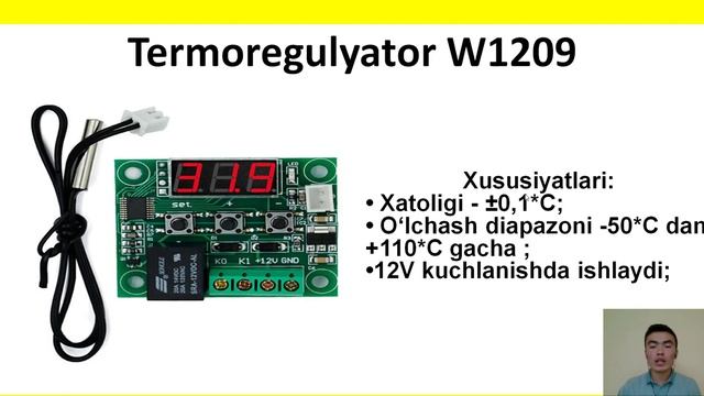 Inkubator, harorat datchigi Termoregulyator, DHT11, DHT22 bilan tanishish | Arduino o'zbek tilida смотреть онлайн