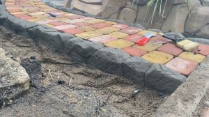 БОРДЮРЫ ИЗ АРТ БЕТОНА для садовой дорожки под дикий камень!/Curbs made of art concrete/DIY/Own hand