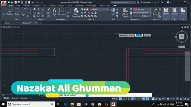 AUTOCAD 2D 3D COMPLETE HOUSE IN URDU HINDI смотреть онлайн