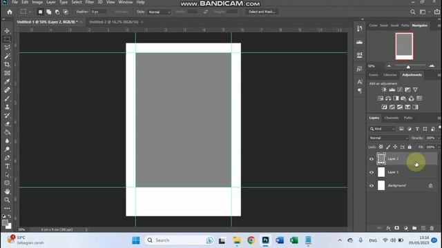 Cara Membuat Template Foto Polaroid 2R Di ||Photoshop || смотреть онлайн