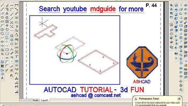 tutorial 26 autocad 2d 3d, Online Tutoring is Available смотреть онлайн