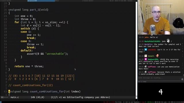 Advent of Code 2020 — Day 10 and 11 in C and Nim смотреть онлайн