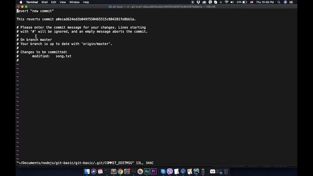 12. Git for beginners. Revert. How to revert the last commit in Git? смотреть онлайн