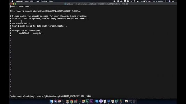 12. Git for beginners. Revert. How to revert the last commit in Git?