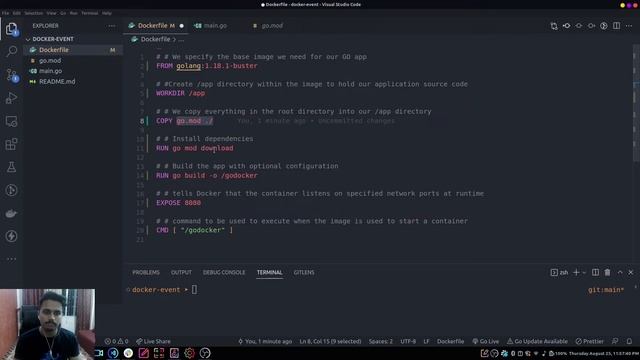 Developing Go apps with Docker смотреть онлайн