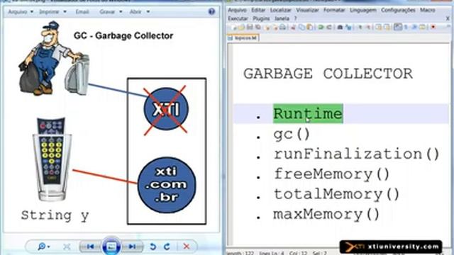 Universidade XTI JAVA 097 Garbage Collector смотреть онлайн