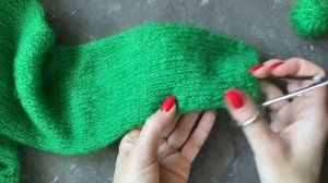 Как укоротить рукав свитера | @iiaks