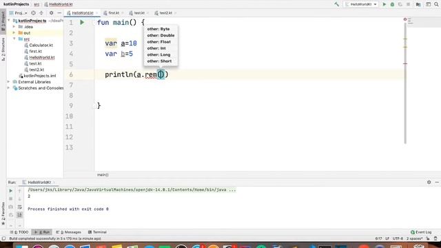 Kotlin rem() method in hindi part -68 смотреть онлайн