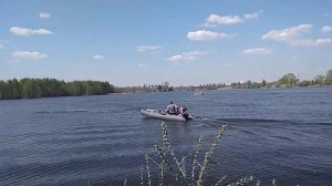Мотор болотоход с гибким валом  6лс. Запуск