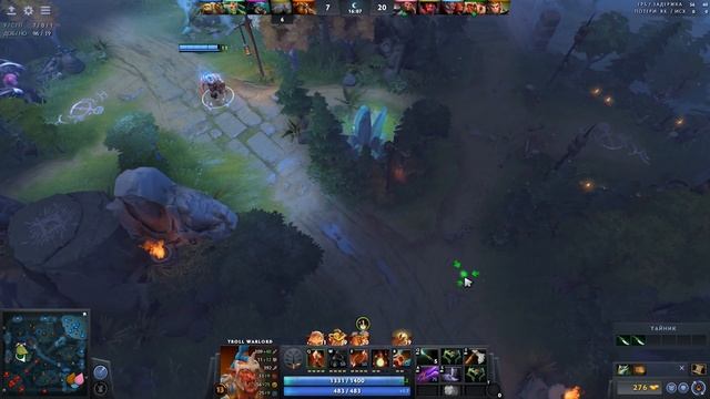 ОН НЕ ОТПУСКАЕТ! КАК ИГРАТЬ ЗА ТРОЛЛЬ ВАРЛОРД ДОТА 2 7.21b | ГАЙД НА TROLL WARLORD DOTA 2 7.21b смотреть онлайн