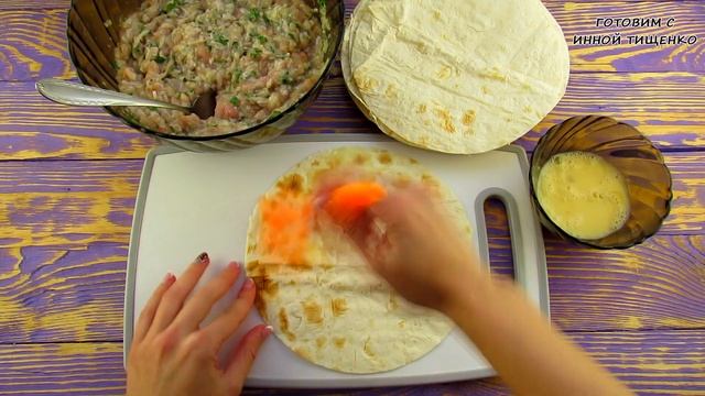 Гора сочных ЧЕБУРЕКОВ за 30 минут! Ленивые чебуреки из лаваша и фарша! смотреть онлайн