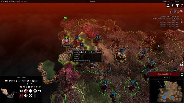 Warhammer 40,000: Gladius - Relics of War part 11 Match 4 - Tyranids - 4K 60FPS gameplay no co смотреть онлайн