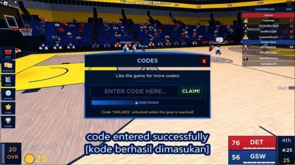 *ALL CODES WORK* Basketball Legends ROBLOX | August 15, 2023