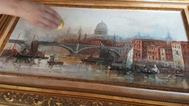 Как почистить картину . смотреть онлайн