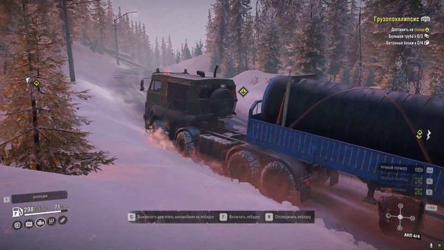 SnowRunner Аляска. сложный режим, прохождение 39. 17.03.2024 смотреть онлайн