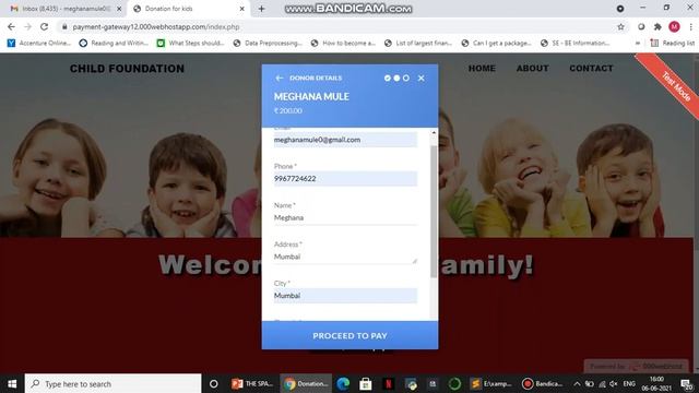 Meghana Mule | Payment Gateway Integration with PHP using Razorpay | The Sparks Foundation | смотреть онлайн