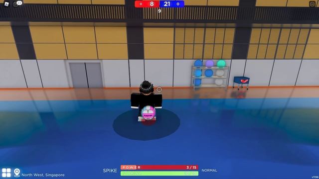 Roblox | Volleyball 4.2 | how to jump serve смотреть онлайн