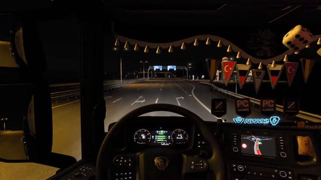 Euro Truck Simulator 2+руль.Ходка Ростов-на-Дону-Ставрополь на Scania 730s смотреть онлайн